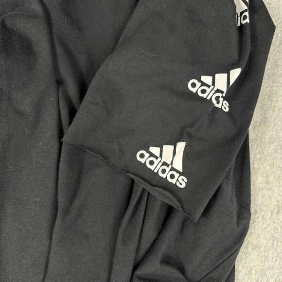 Adidas The Go-To Performance Tee WMNS XL Crew Neck Black Cut Off Sleeve Pullover - Picture 8 of 8